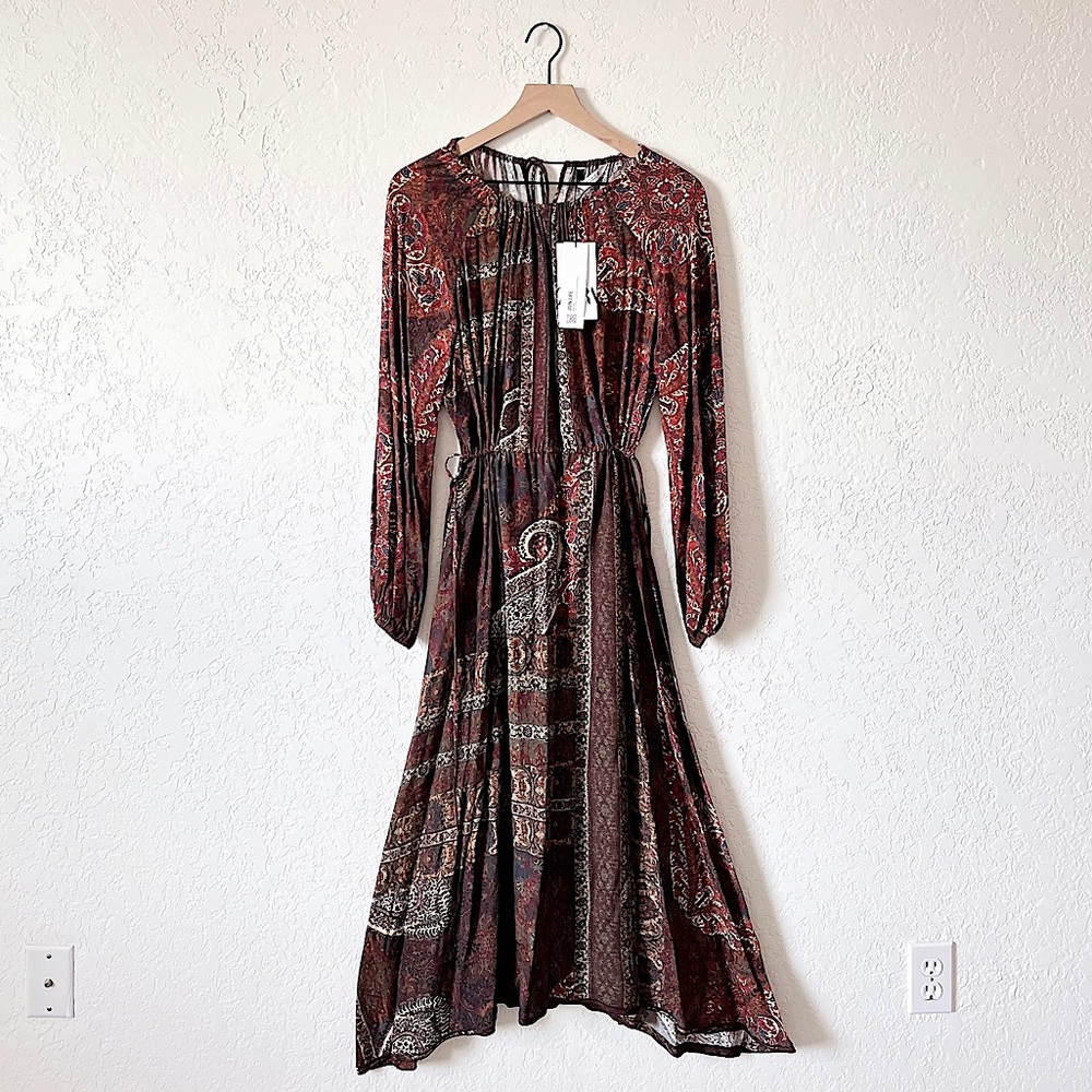 Zara Printed Midi Dress